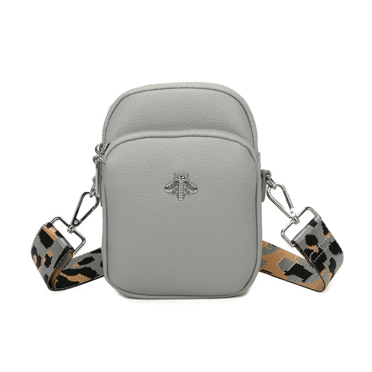 MARGARET CROSSBODY BAG - GREY