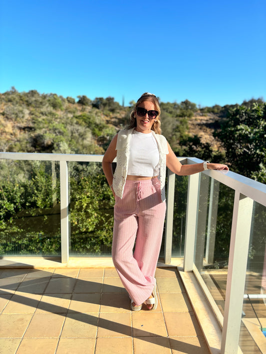 PAULINE TROUSERS - PINK