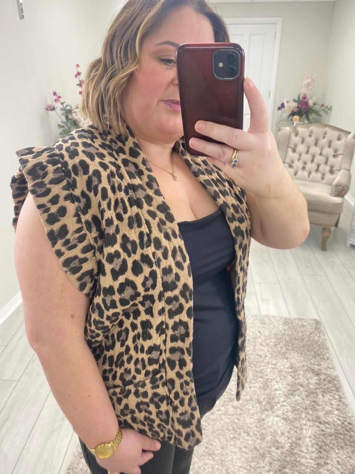 HILARY LEOPARD VEST