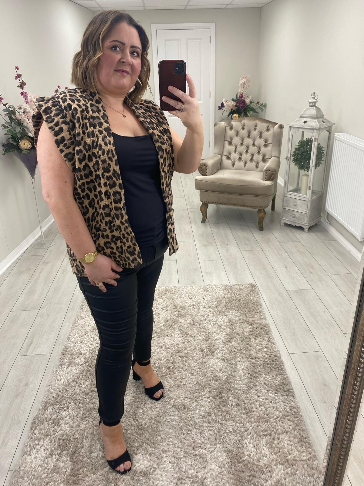 HILARY LEOPARD VEST