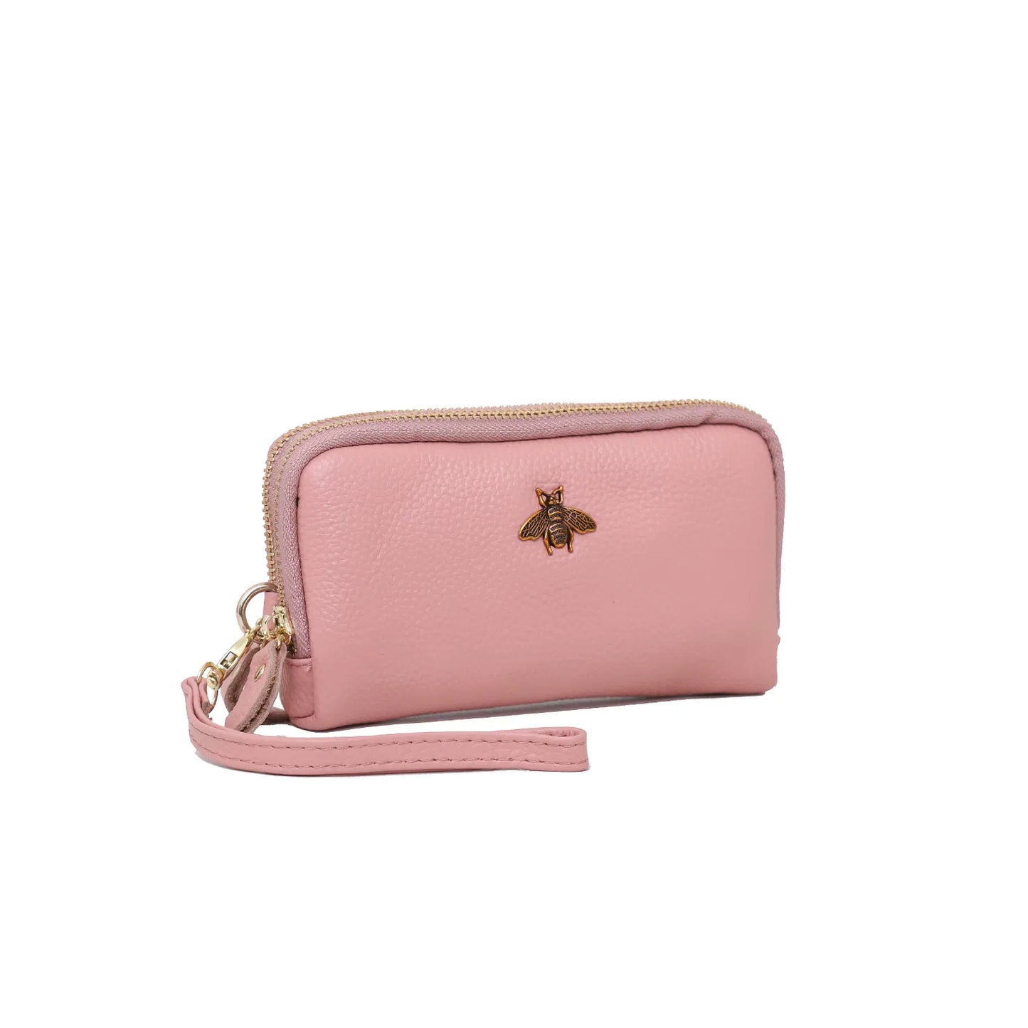 SHELLY WRISTLET PURSE - PINK