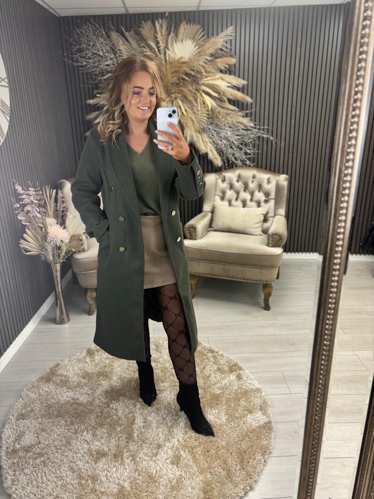 CHARLOTTE COAT - KHAKI