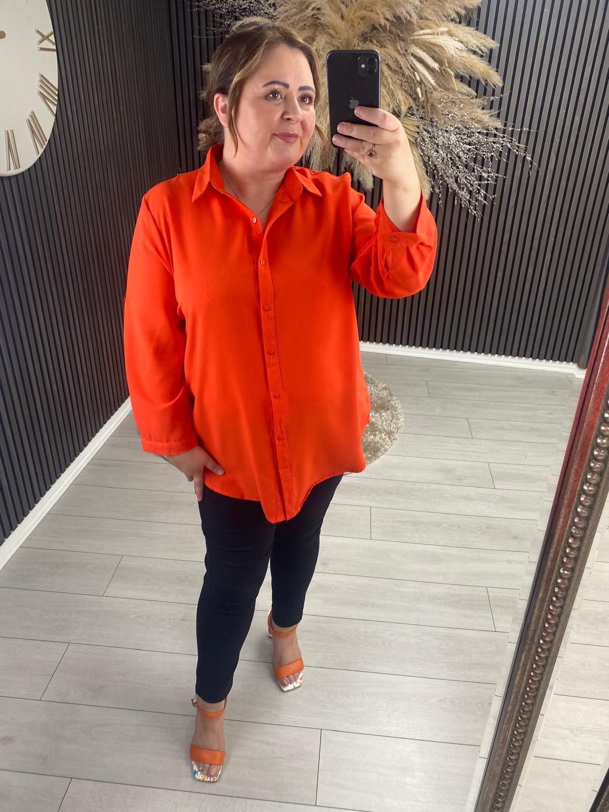 THELMA SHIRT - ORANGE