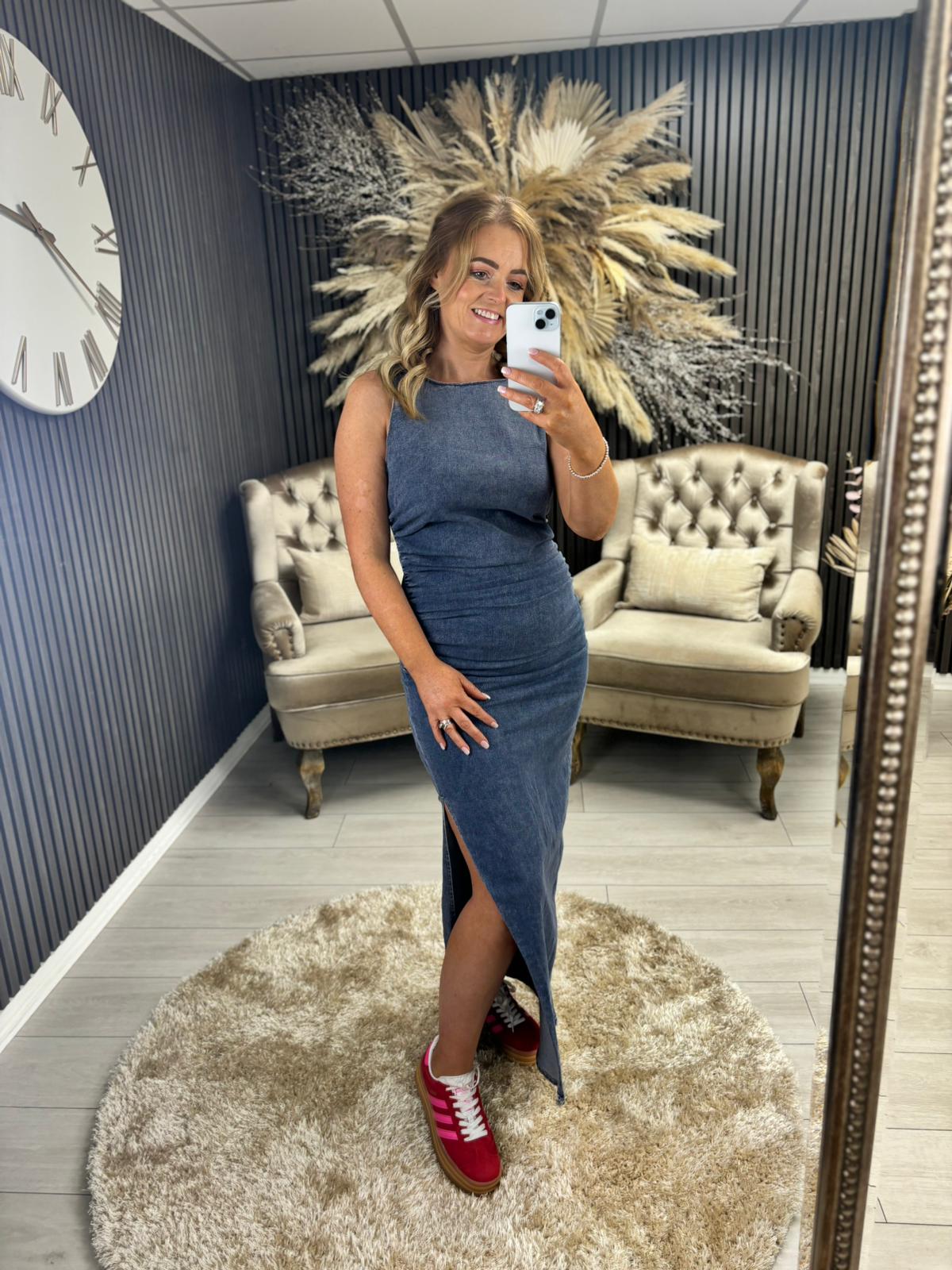 TINA DENIM DRESS