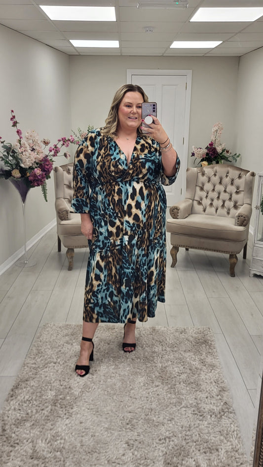 MARLENE DRESS - ANIMAL PRINT