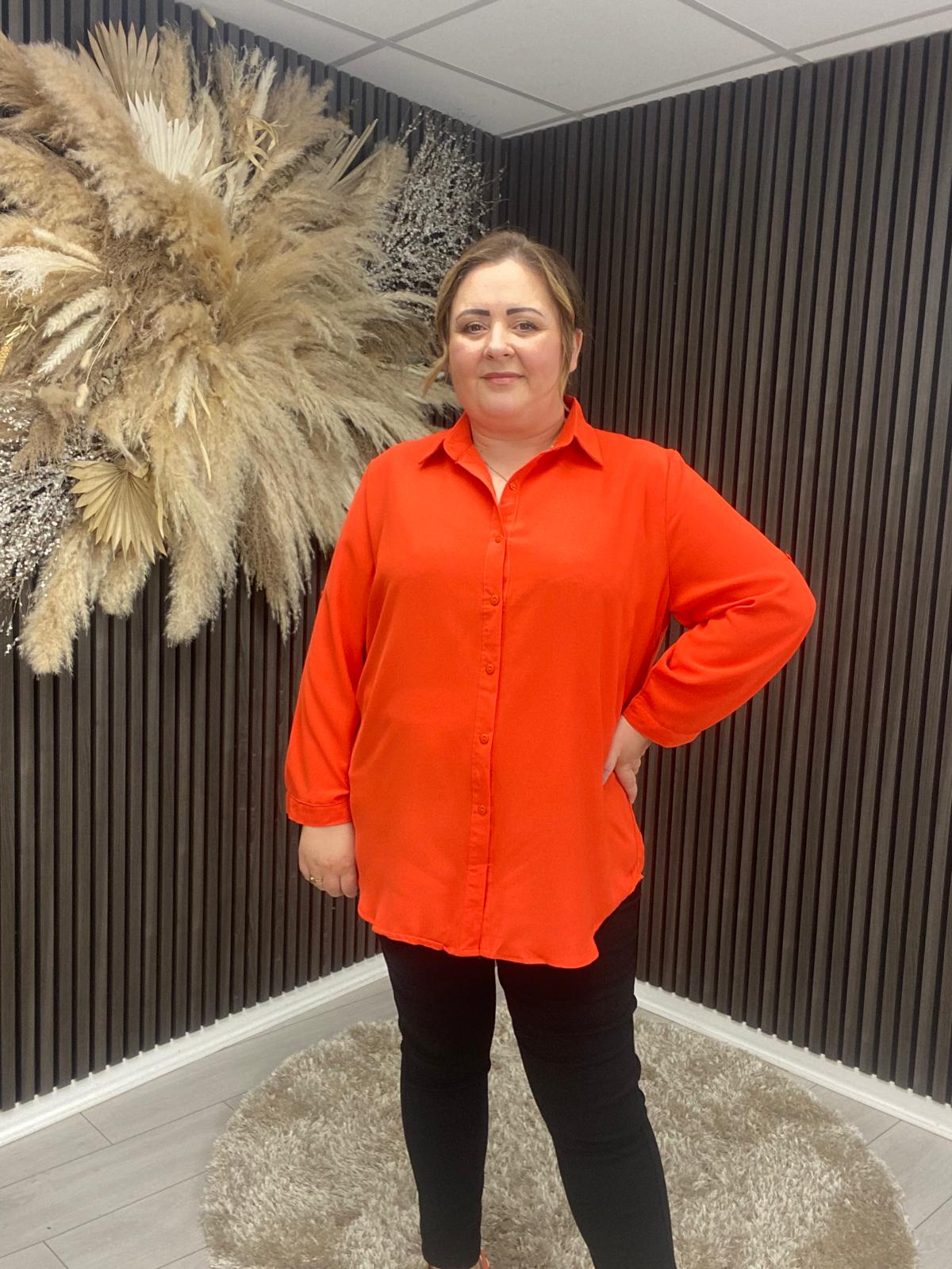 THELMA SHIRT - ORANGE