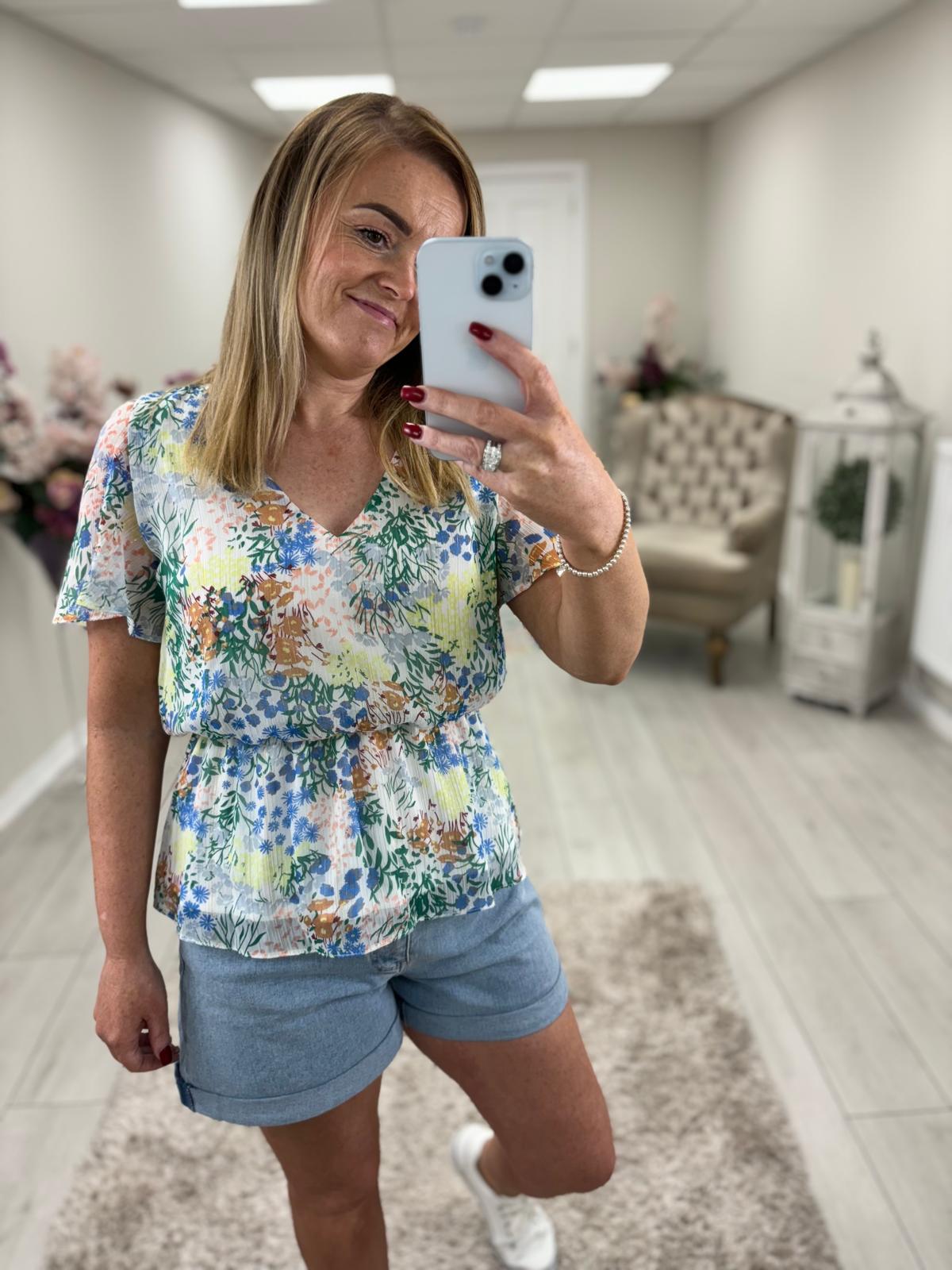 BERNICE TOP - FLORAL