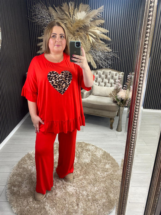 BLANCHE PAJAMAS - RED