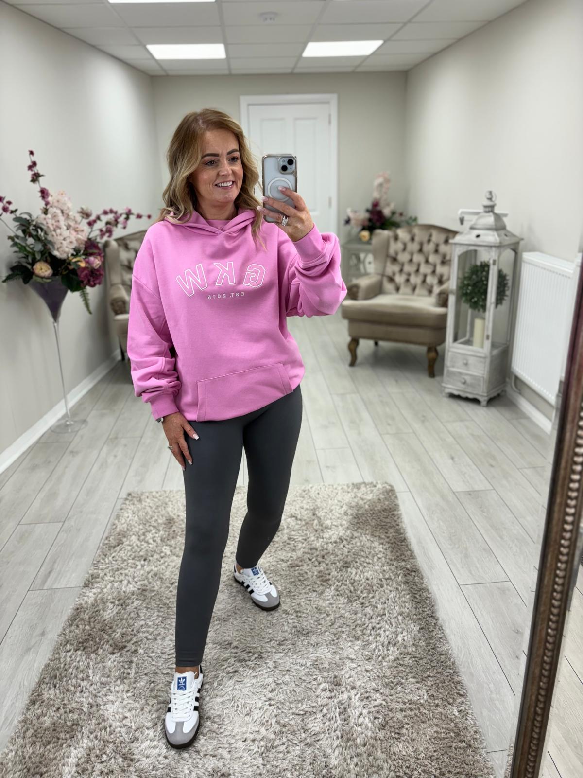 GKW RELAXED FIT HOODIE - PINK