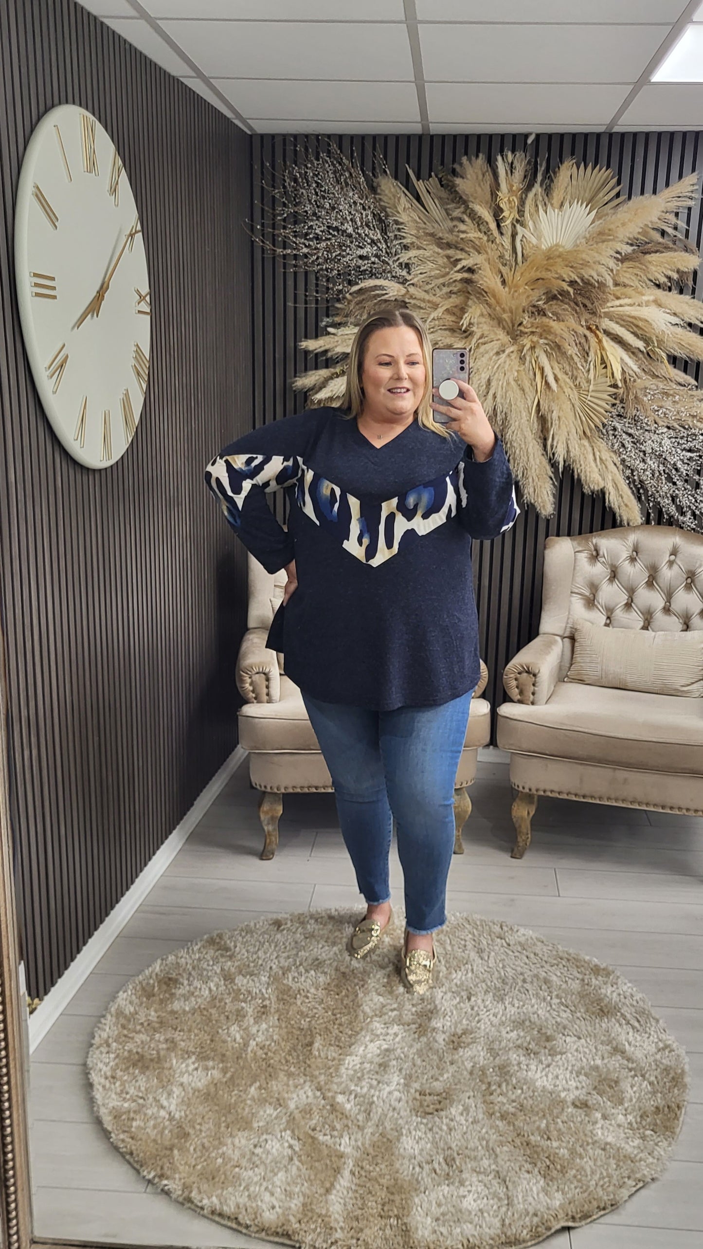 SHEREE JUMPER - NAVY