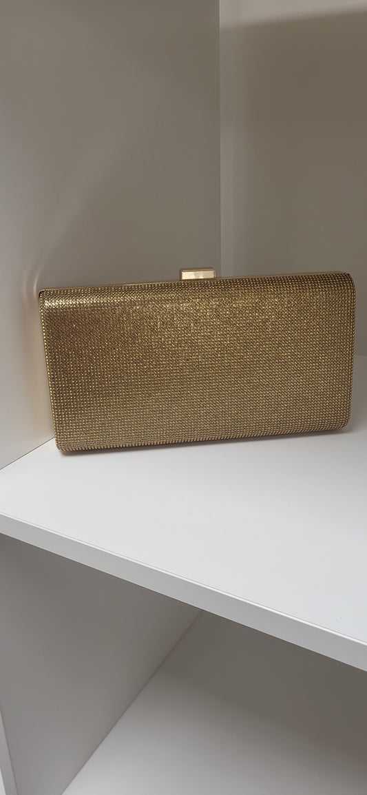 JEMIMA CLUTCH BAG - GOLD