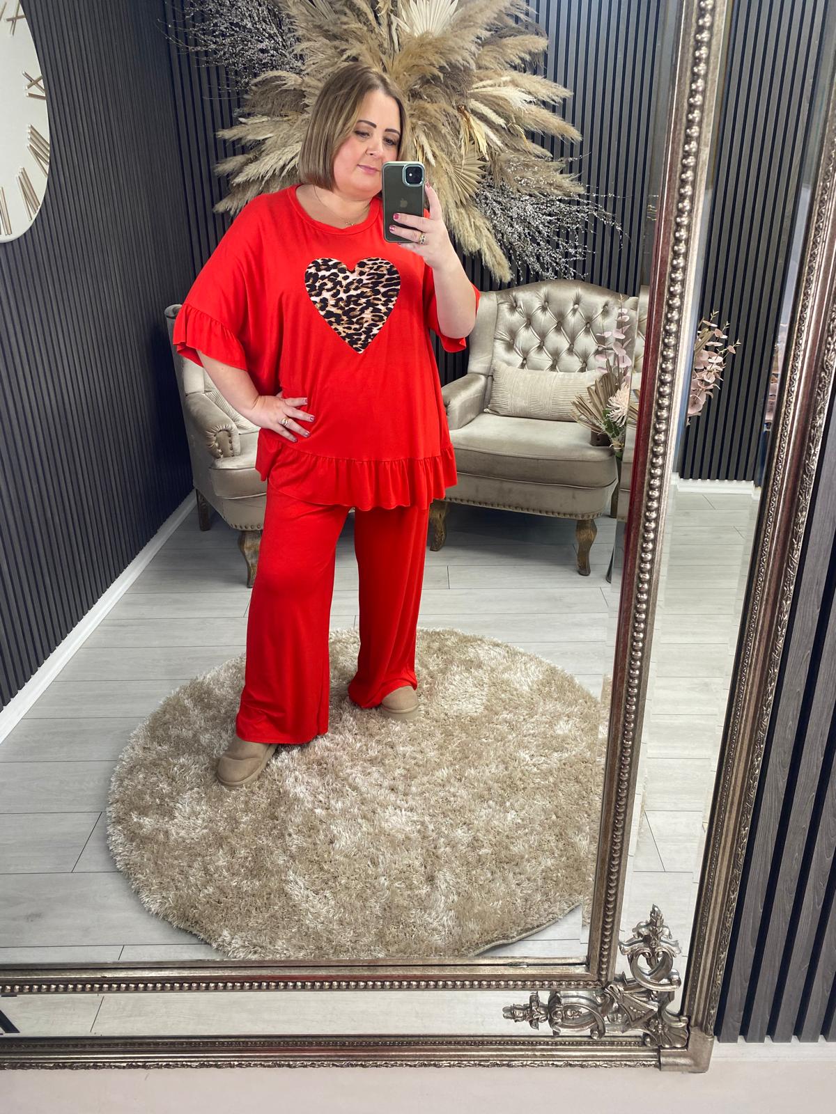 BLANCHE PAJAMAS - RED