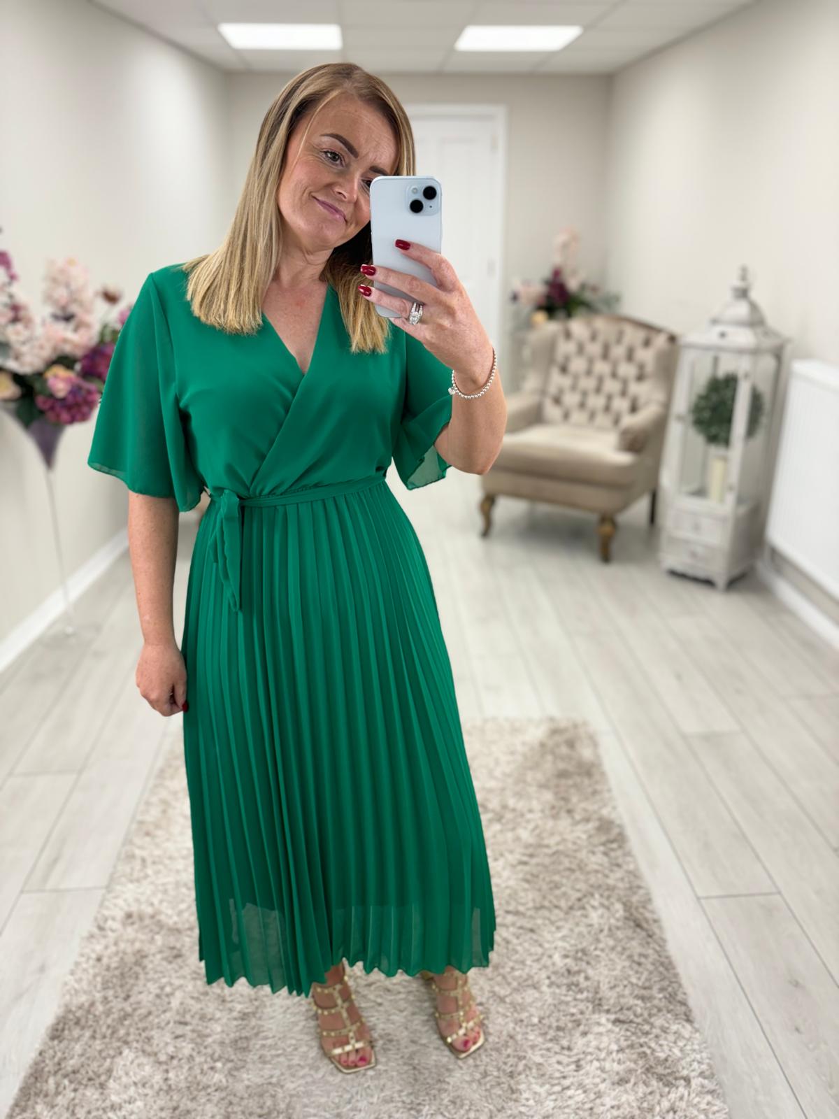 ALEXIA DRESS - GREEN