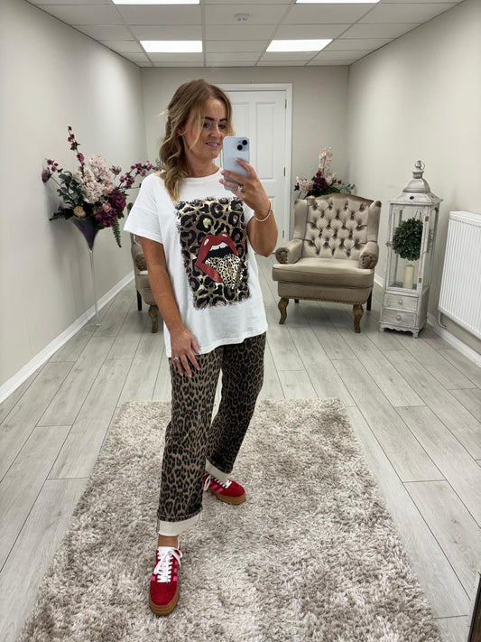 BEATRICE T-SHIRT LEOPARD