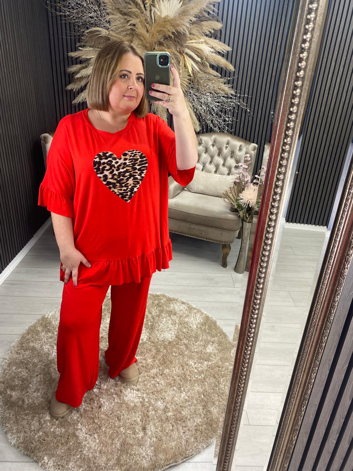 BLANCHE PAJAMAS - RED