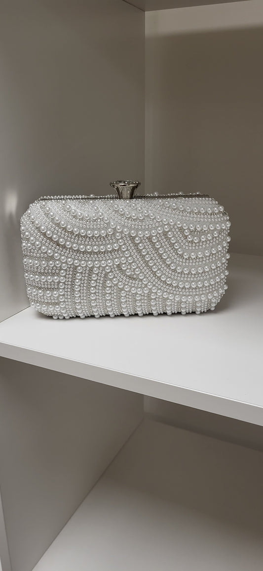 FRANKIE CLUTCH - WHITE