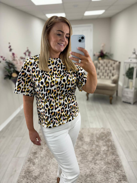 JULIA T-SHIRT - LEOPARD