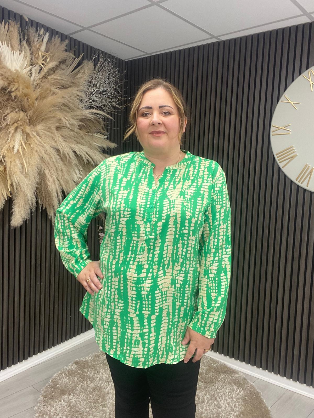 SABRINA TOP - GREEN