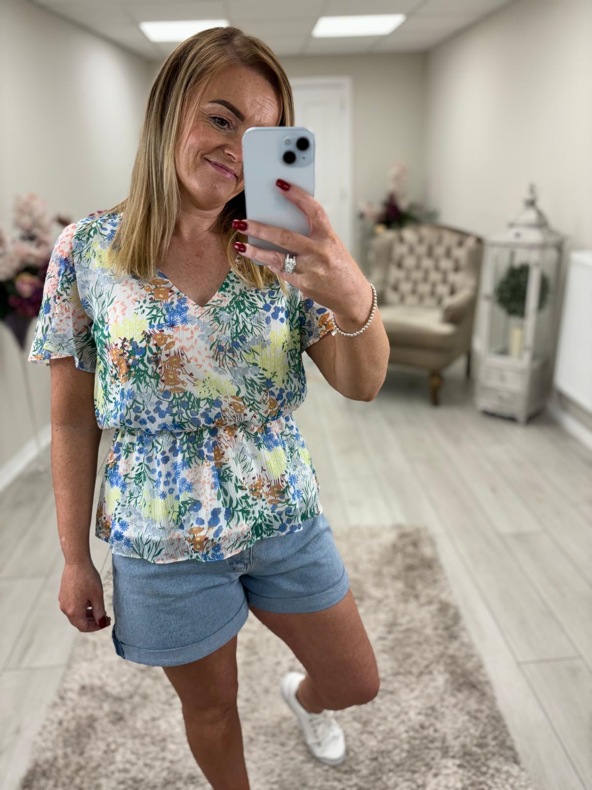 BERNICE TOP - FLORAL