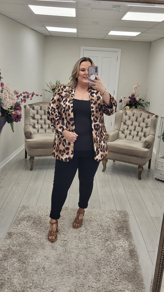 MACKENZIE BLAZER - LEOPARD