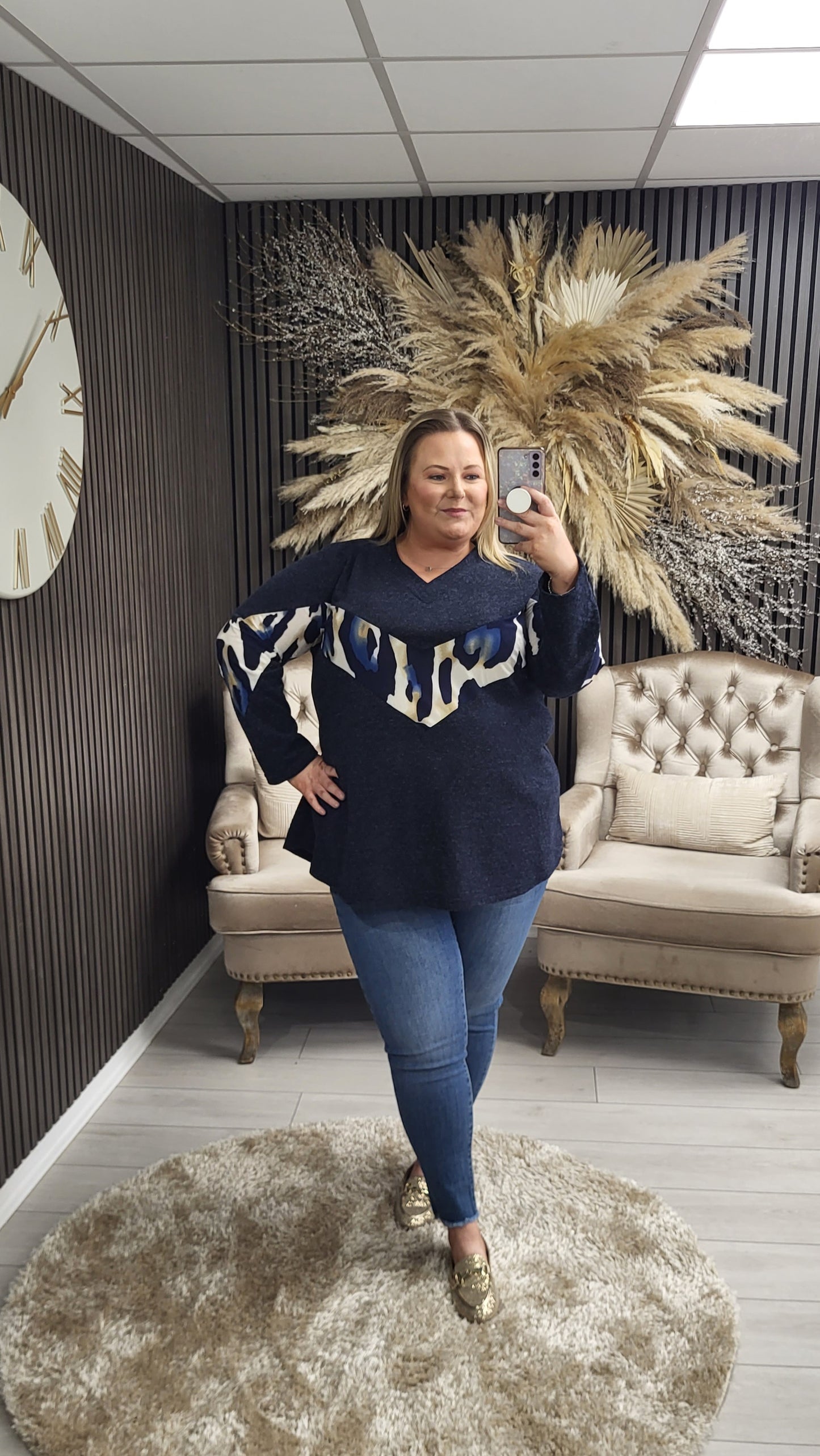 SHEREE JUMPER - NAVY