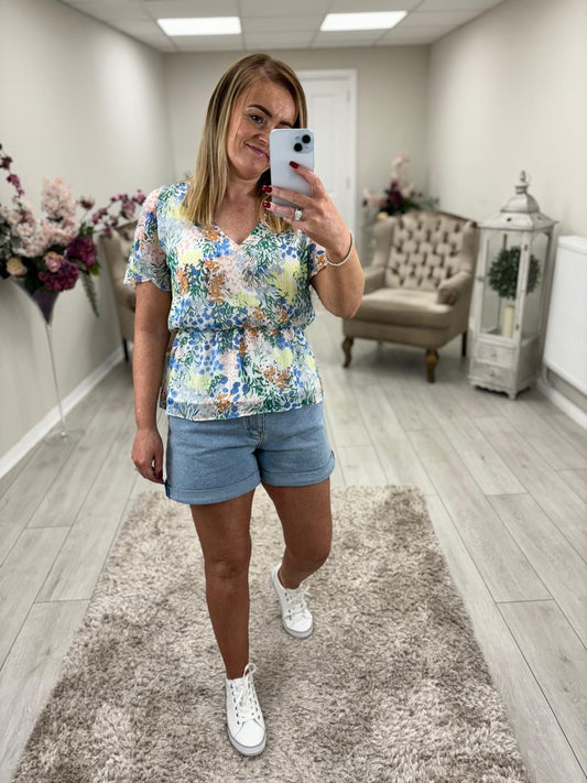 BERNICE TOP - FLORAL