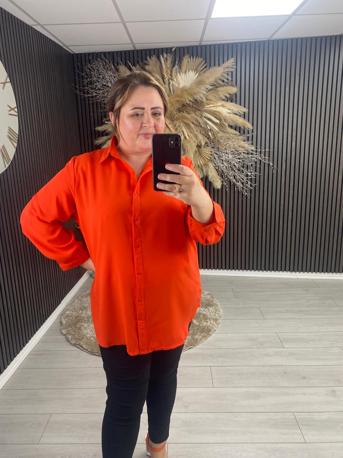 THELMA SHIRT - ORANGE