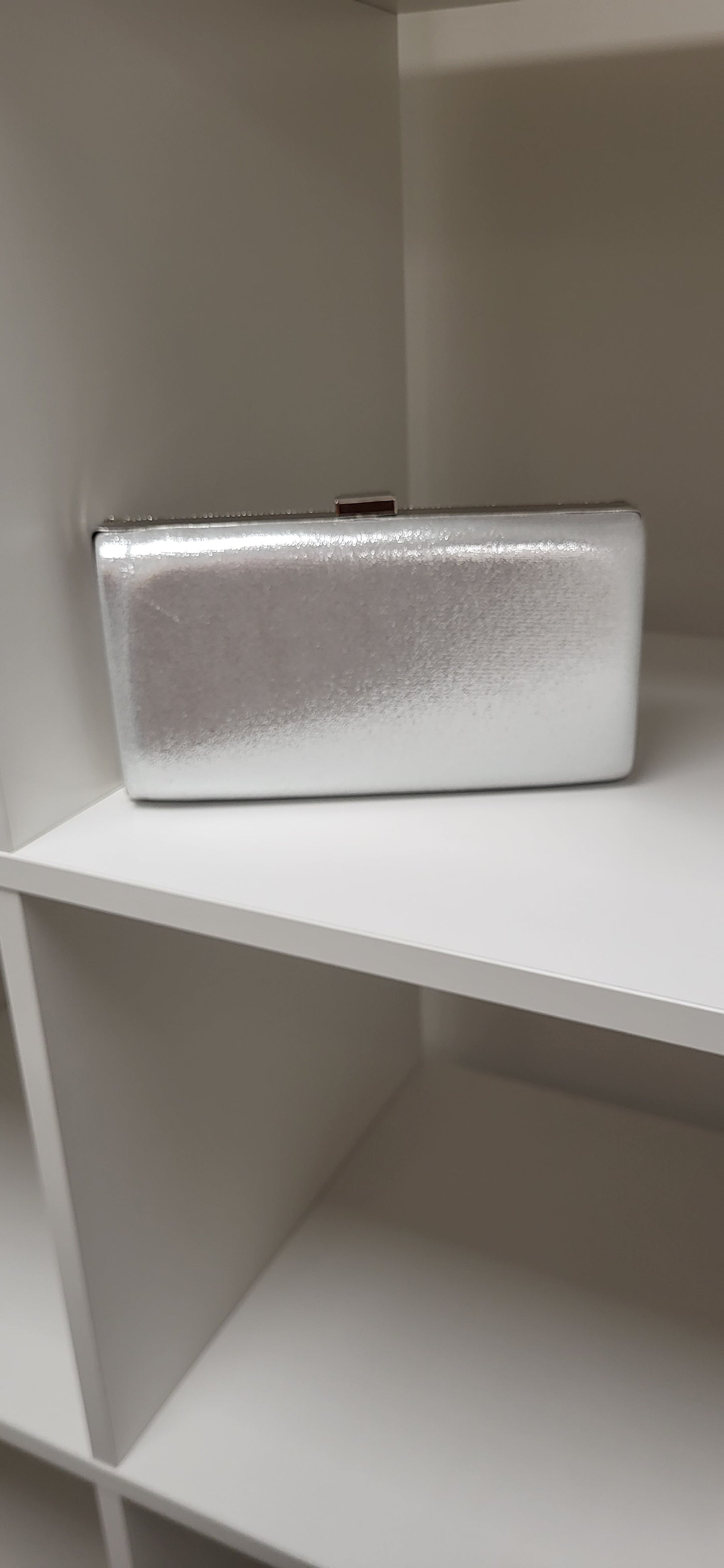 JEMIMA CLUTCH BAG - SILVER