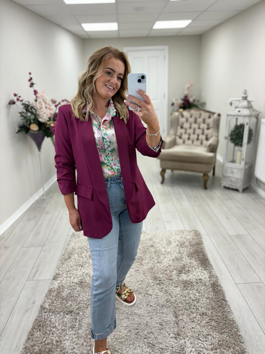 NORMA BLAZER - MAGENTA