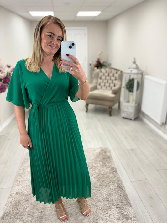 ALEXIA DRESS - GREEN