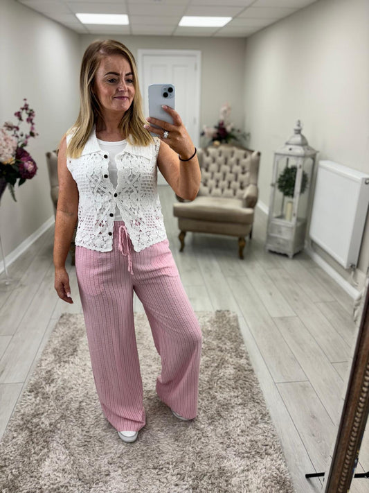 PAULINE TROUSERS - PINK